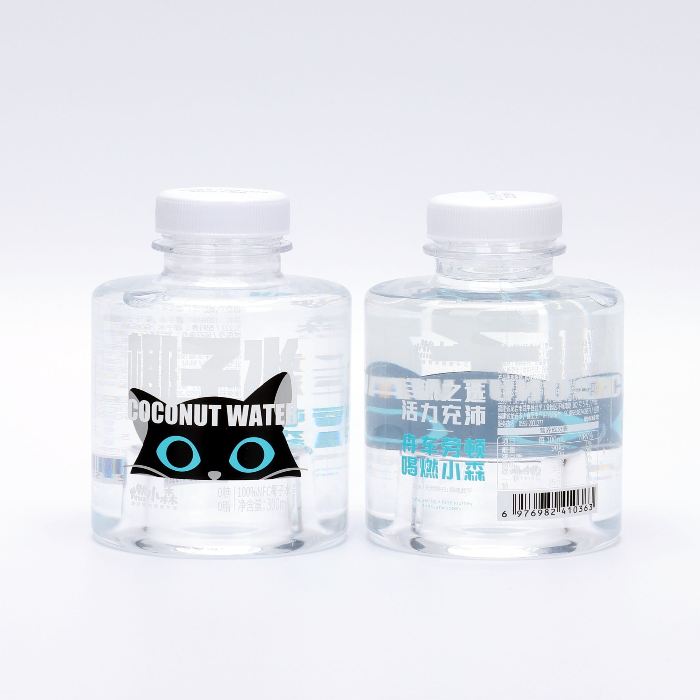 Transparent Coconut Water Label Printing